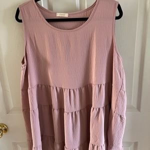 Tiered tank top